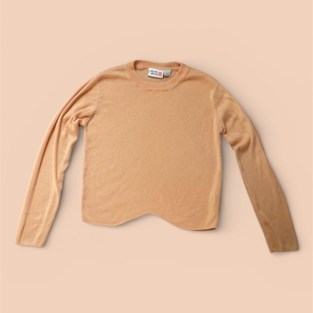 Colorful Planet Peach Sweater